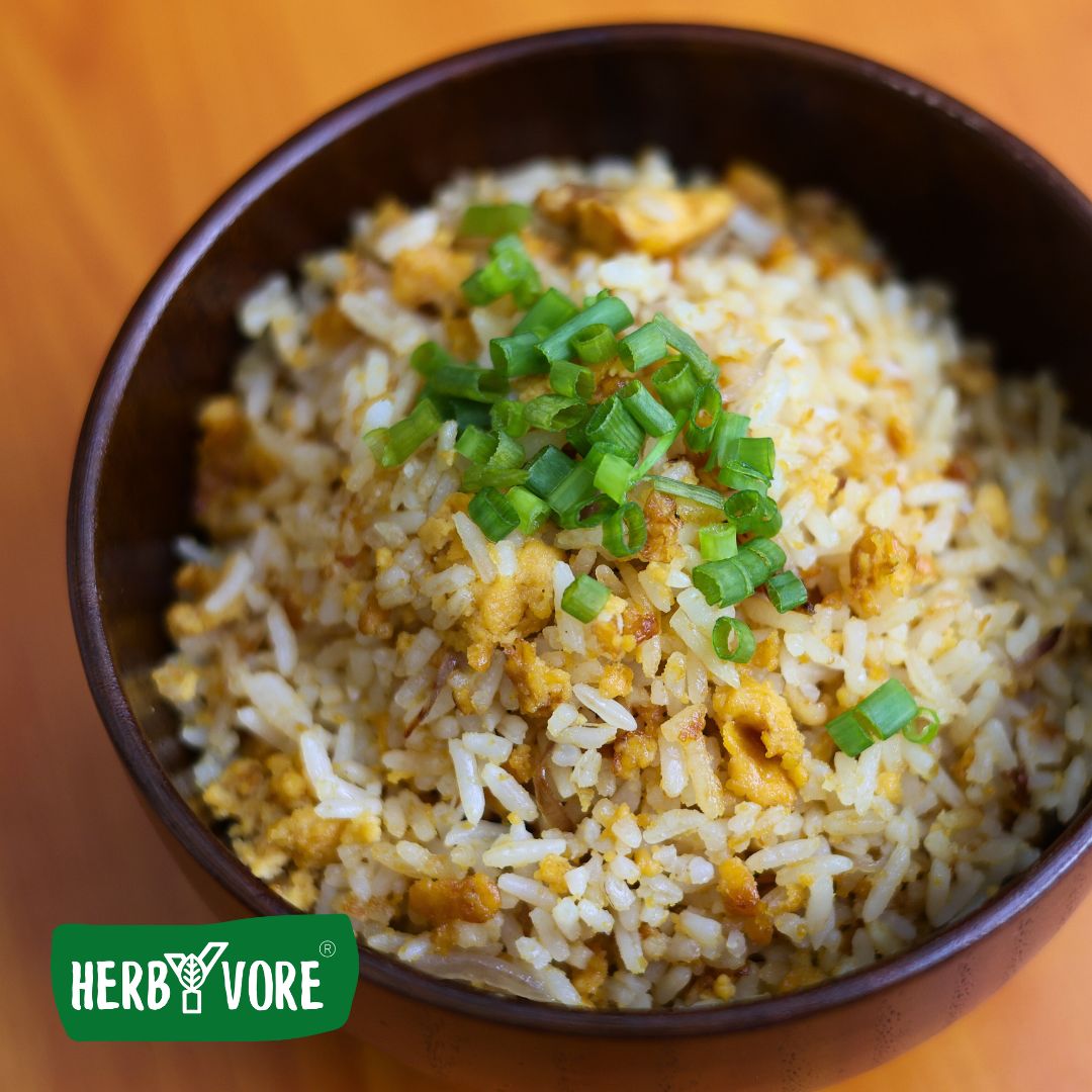 VEGAN EGG FRIED RICE RECIPE
