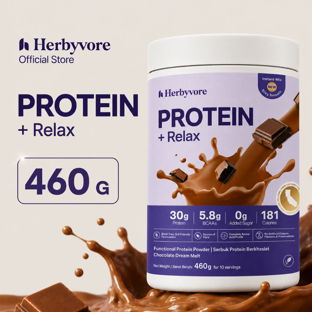 Herbyvore Protein + Relax – Chocolate 460g