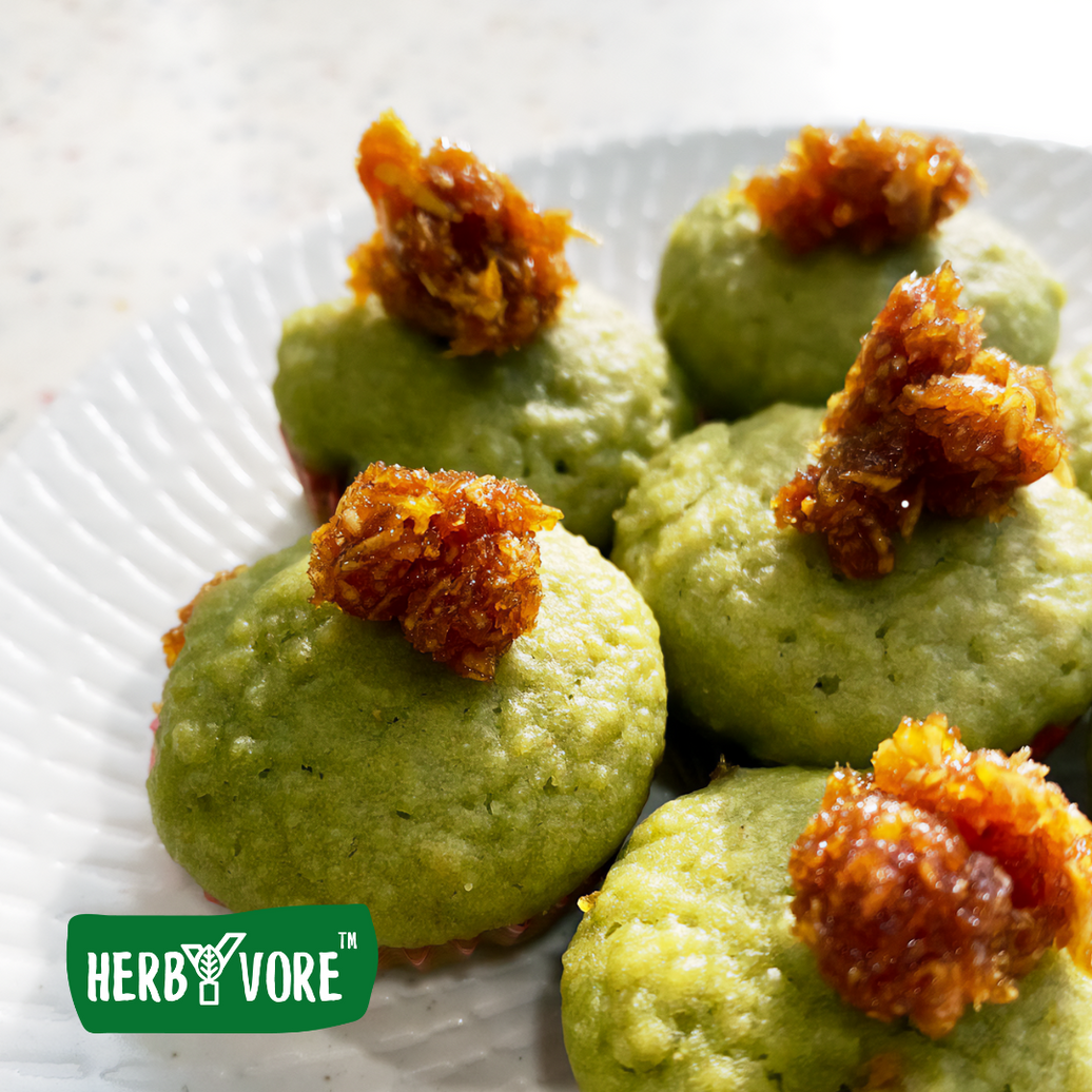 Vegan Ondeh Ondeh Cupcakes