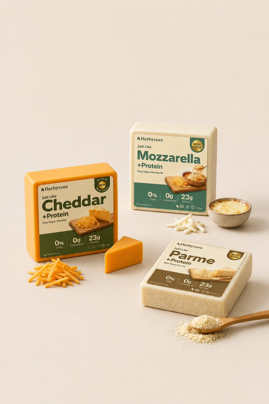 Dairy-Free, Vegan Cheese Blocks