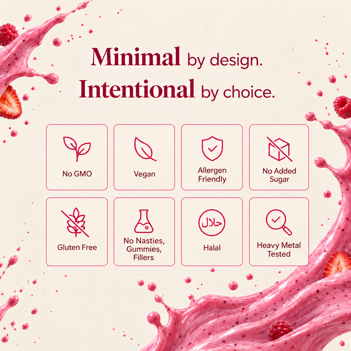 Herbyvore Protein + Glow — Beauty Berry Elixir 460g (PRE-ORDER)