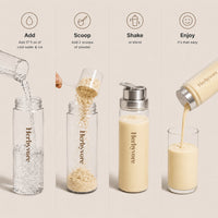 Herbyvore Naked Protein – Unsweetened Vanilla Plant Protein Powder 460g
