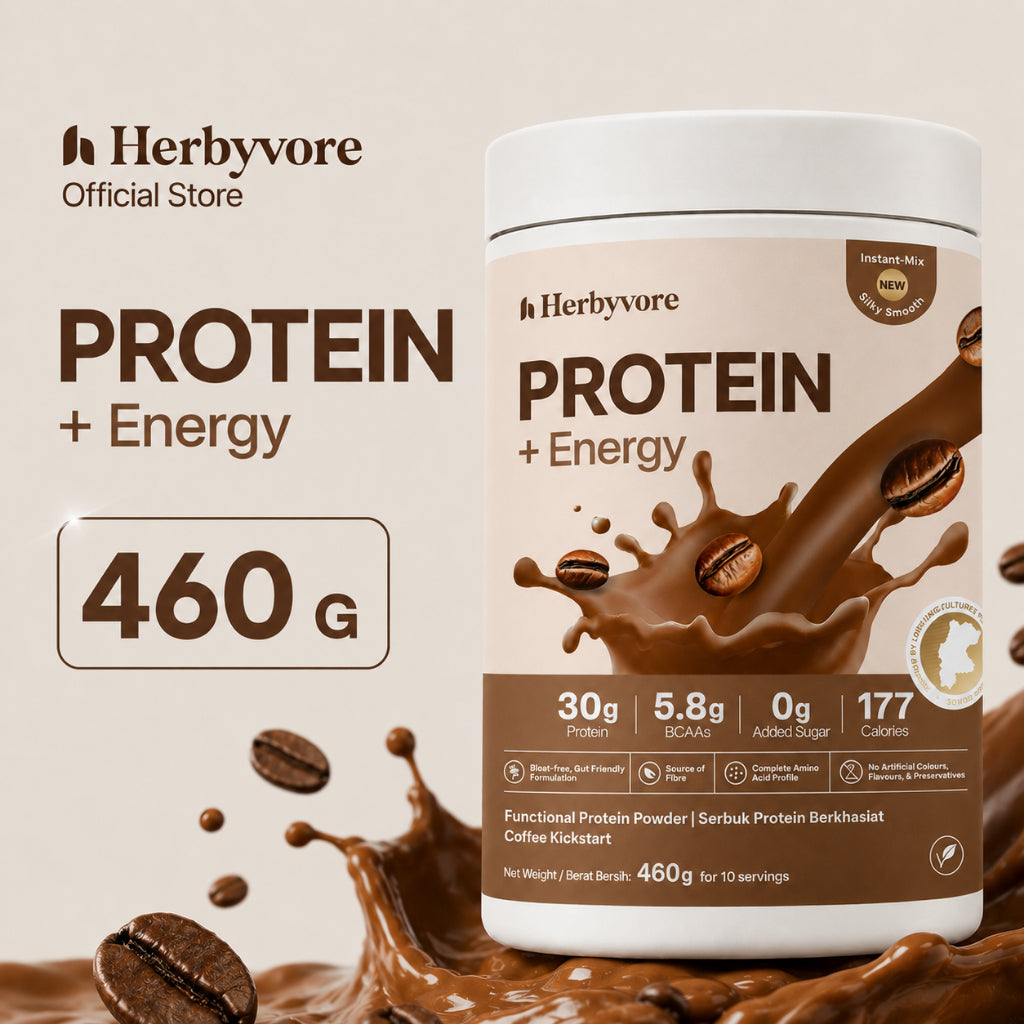 Herbyvore Protein + Energy – Coffee 460g
