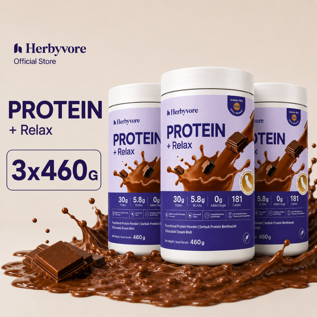 Herbyvore Protein + Energy – Coffee 3 Tubs