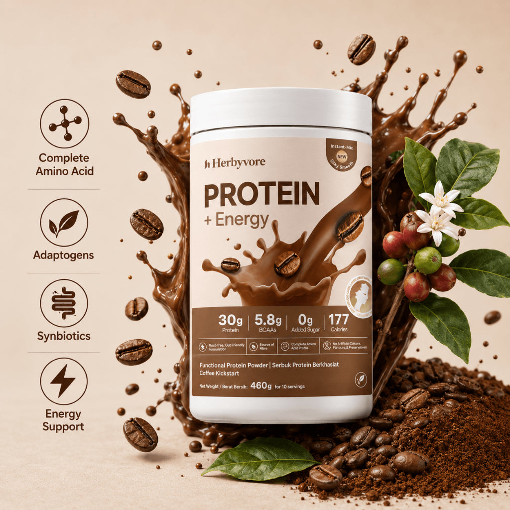 Herbyvore Protein + Energy – Coffee 460g