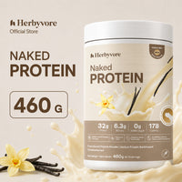 Herbyvore Naked Protein – Unsweetened Vanilla Plant Protein Powder 460g